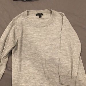Gray J crew Tippi sweater